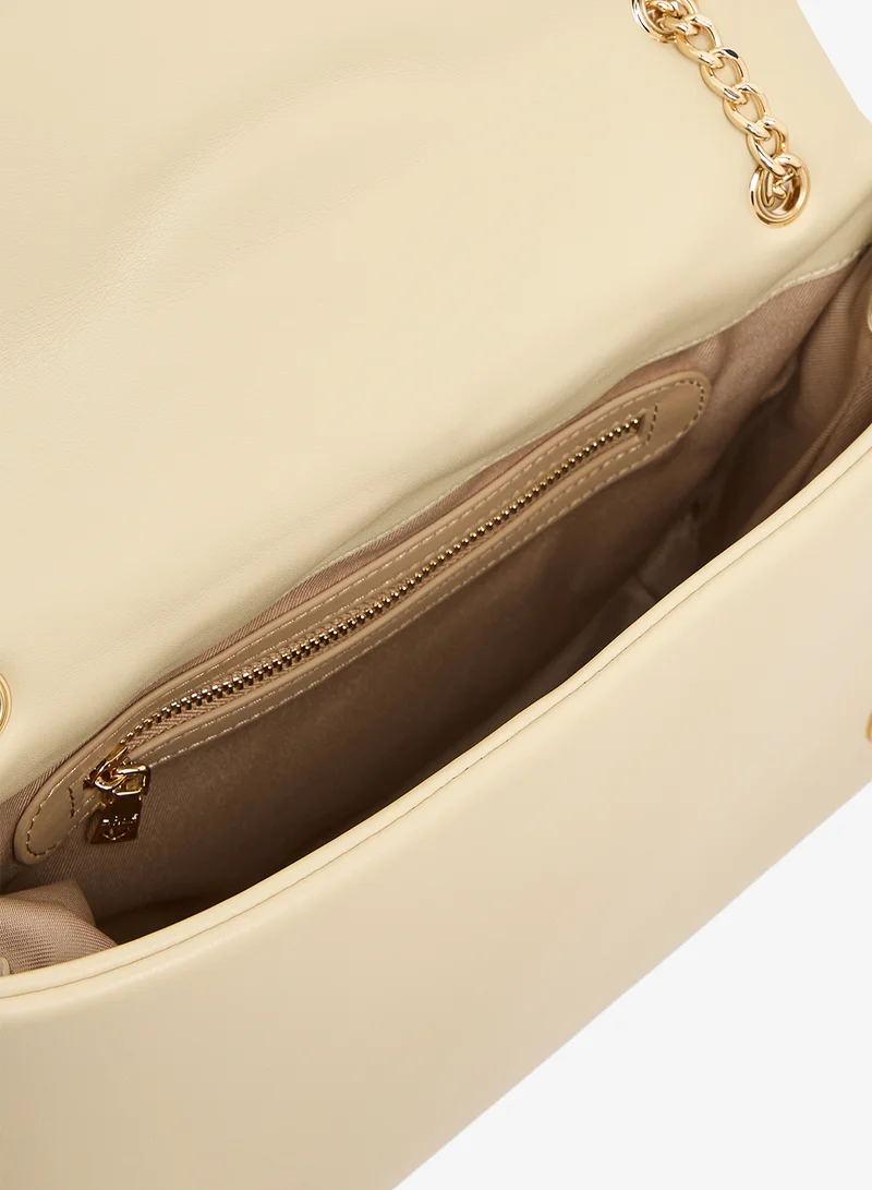 Love Moschino  Embossed Q PU Crossbody Bag for Women | Best Price UAE